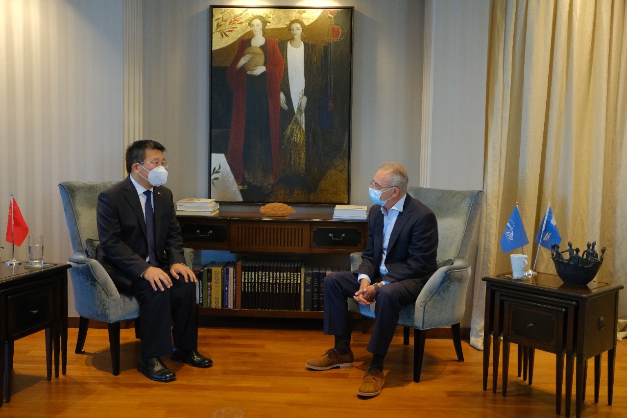 Συνάντηση Αβέρωφ Νεοφύτου με τον Πρέσβη της Κίνας κ. Liu Yantao - ΒΙΝΤΕΟ 