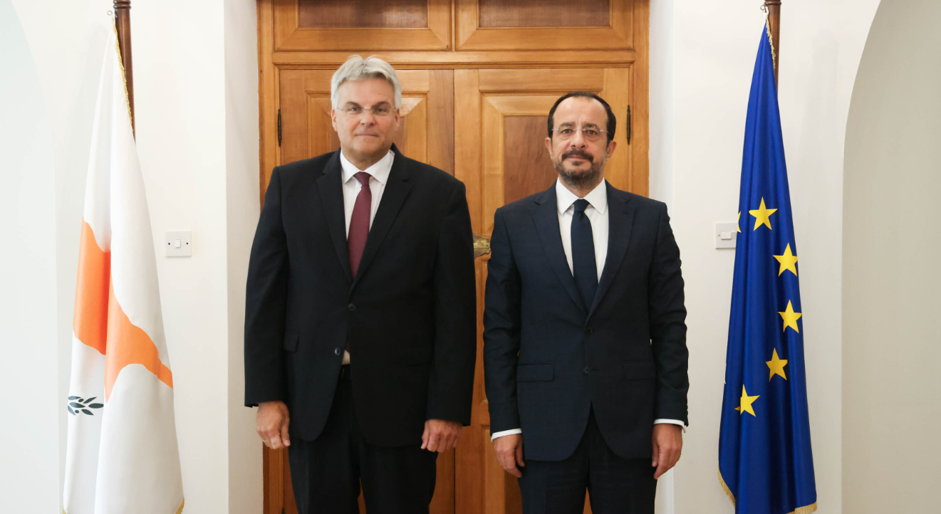 ΠτΔ σε Γερμανό Πρέσβη: «Θα συνεχίσουμε τον στενό συντονισμό ενόψει Κυπριακής Προεδρίας ΕΕ»