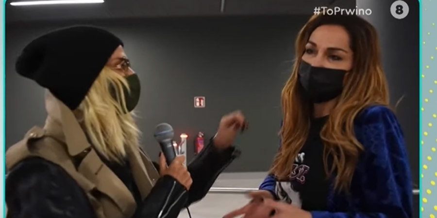 Άννα Βίσση: Πήρε συνέντευξη από τη Δέσποινα Βανδή στο αεροδρόμιο! (Βίντεο)