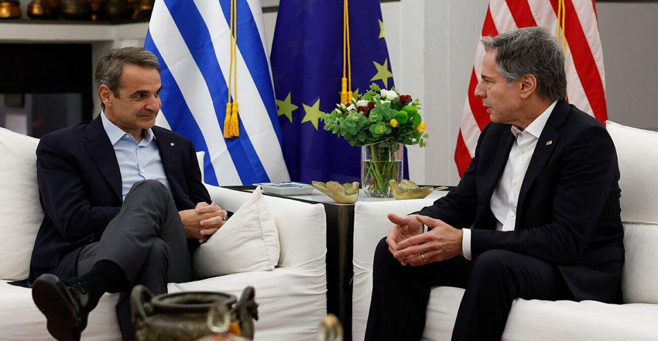 Μπλίνκεν σε Μητσοτάκη: «Οι σχέσεις μας με την Ελλάδα είναι πιο ισχυρές από ποτέ»