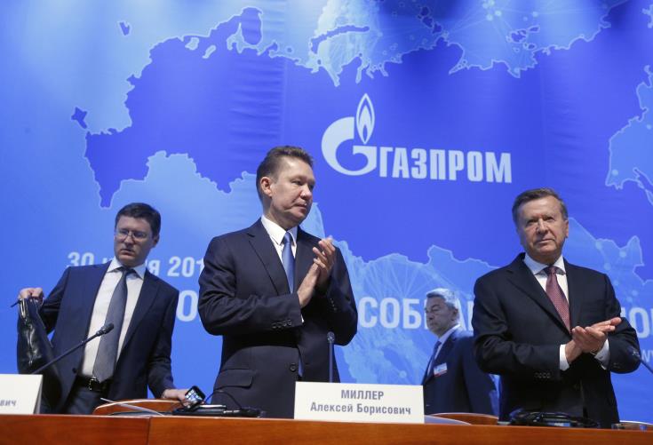 Η Gazprom κατασκεύασε το 38% του αγωγού Turkish Stream 