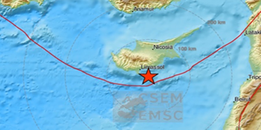 ΕΚΤΑΚΤΟ: Αισθητός σεισμός σε πολλές περιοχές νότια της Κύπρου 