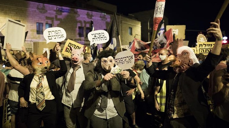 ΙΣΡΑΗΛ: Χιλιάδες στους δρόμους για την παραίτηση του Νετανιάχου - Μιλούν και για κακή διαχείριση της πανδημίας