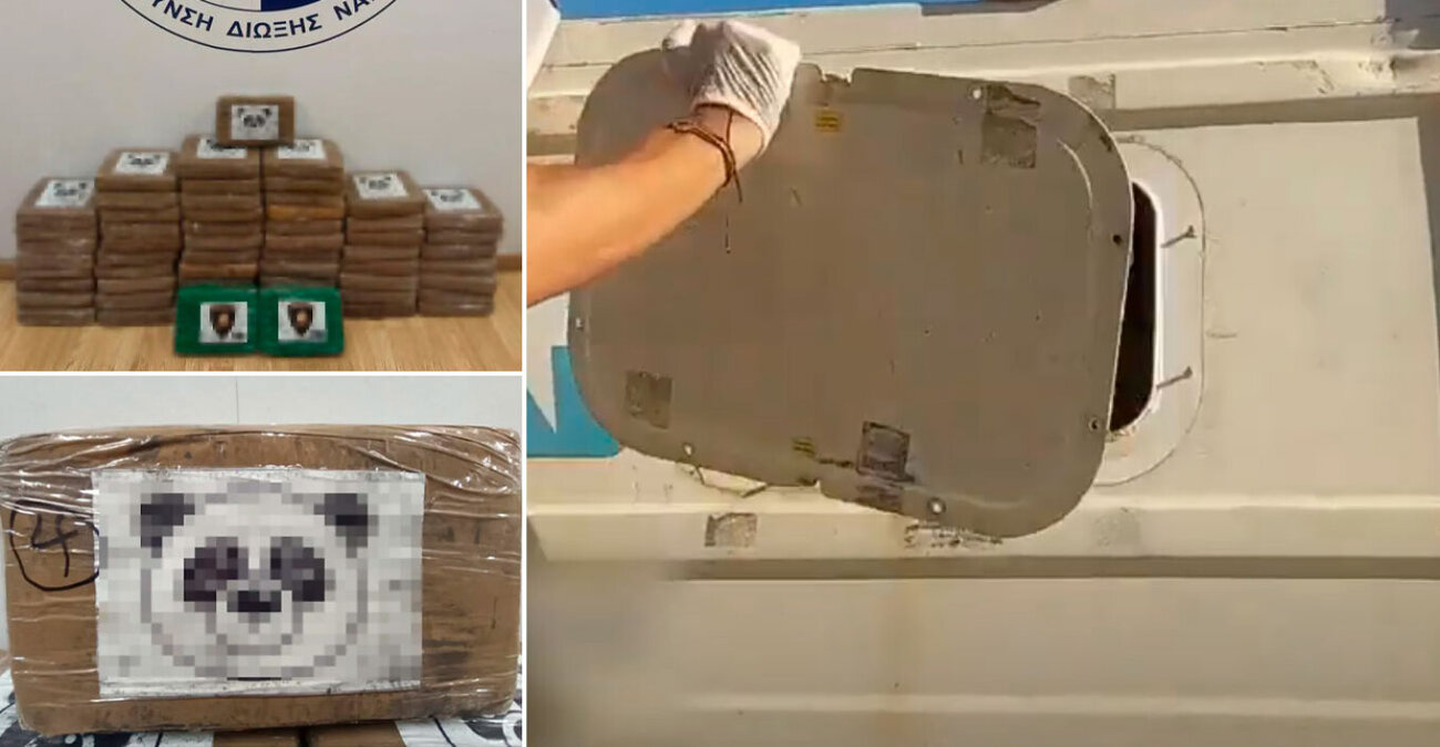 Απίστευτο: Βρήκαν 64 κιλά κοκαΐνης σε κοντέινερ με γαρίδες στην Ελλάδα - Δείτε σε βίντεο πώς τα εντόπισαν