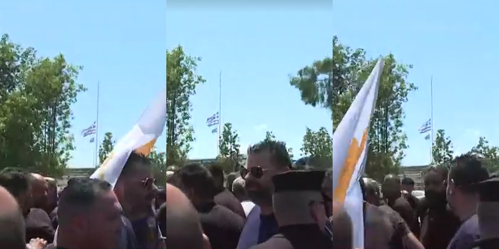 VIDEO: Ένταση στο ΓΣΠ - Κτηνοτρόφοι και Αστυνομία σε αντιπαράθεση λόγω των... φορτηγών