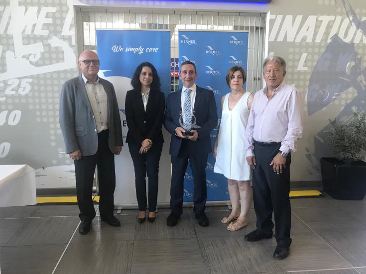 Το βραβείο «Cyprus Quality Leader of the Year 2018» παρέλαβε η Hermes Airports