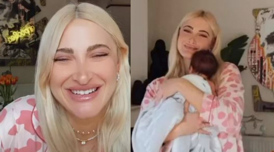 Ιωάννα Τούνη: Αγκαλιά με τον νεογέννητο γιο της αποκαλύπτει πως είναι «σούπερ κουρασμένη» (Βίντεο)