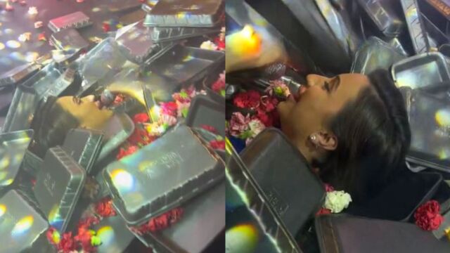 Τραγουδίστρια σε νυχτερινό κέντρο της Βέροιας «θάφτηκε» κάτω από πανέρια με λουλούδια 