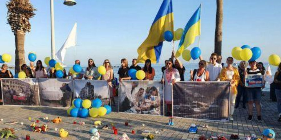 Αντιπολεμικά μηνύματα σε εκδήλωση για την Παγκόσμια Ημέρα του Παιδιού από Ουκρανούς πρόσφυγες στην Πάφο
