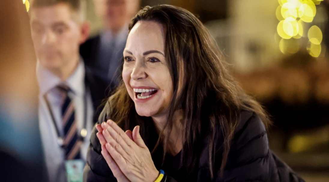 Ματσάδο: Η Βενεζουέλα θα ελευθερωθεί με τη βοήθεια του Τραμπ και το εγκληματικό καθεστώς Μαδούρο θα διαλυθεί