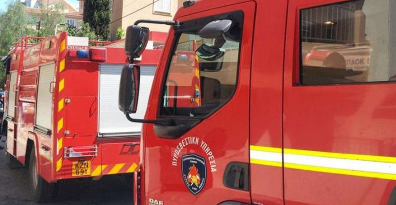 Ζημιές σε φορτηγό όχημα και εκσκαφέα από φωτιά στην Αναρίτα