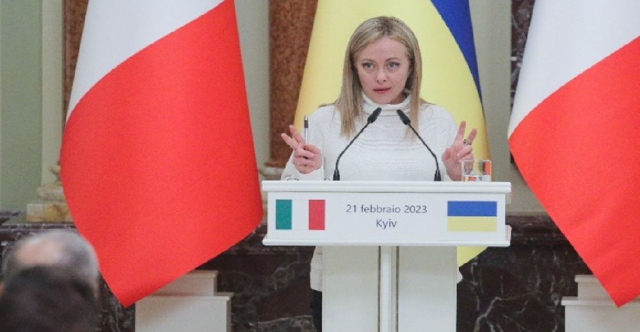 Μελόνι: H Ιταλία δεν πρόκειται να διστάσει σε ό,τι αφορά τη στήριξη της Ουκρανίας