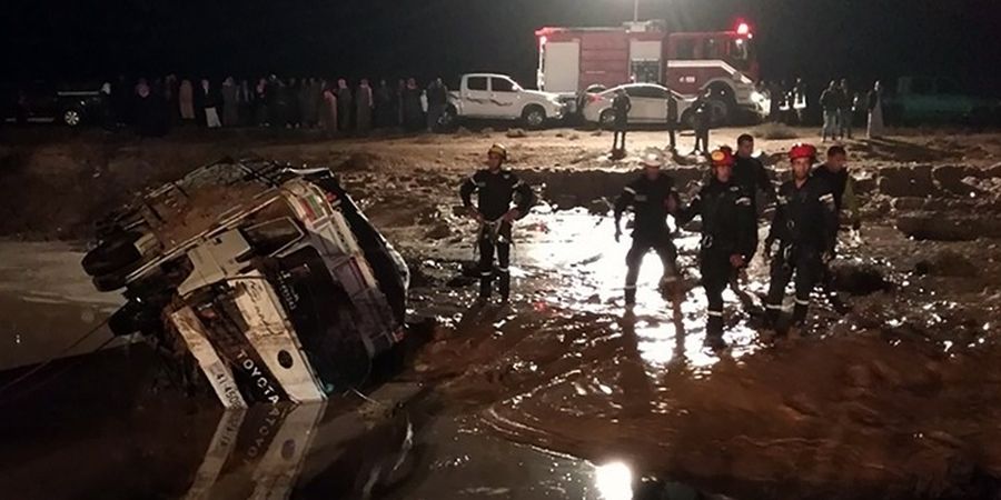Ιορδανία: Τουλάχιστον 4 νεκροί από τις σφοδρές βροχοπτώσεις και τις πλημμύρες