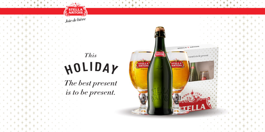 The best present is to be present. Και αυτά τα Χριστούγεννα η Stella Artois είναι μαζί μας, στις πιο όμορφες στιγμές μας. 