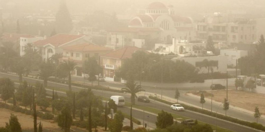 «Πνίγεται» στη σκόνη η Κύπρος – Ειδικές συστάσεις στις ευάλωτες ομάδες 