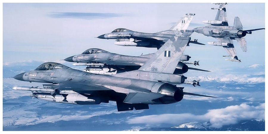 "Παραβίαση εναερίου χώρου" καταγγέλλει η "τδβκ" με αφορμή κάθοδο των ελληνικών F-16