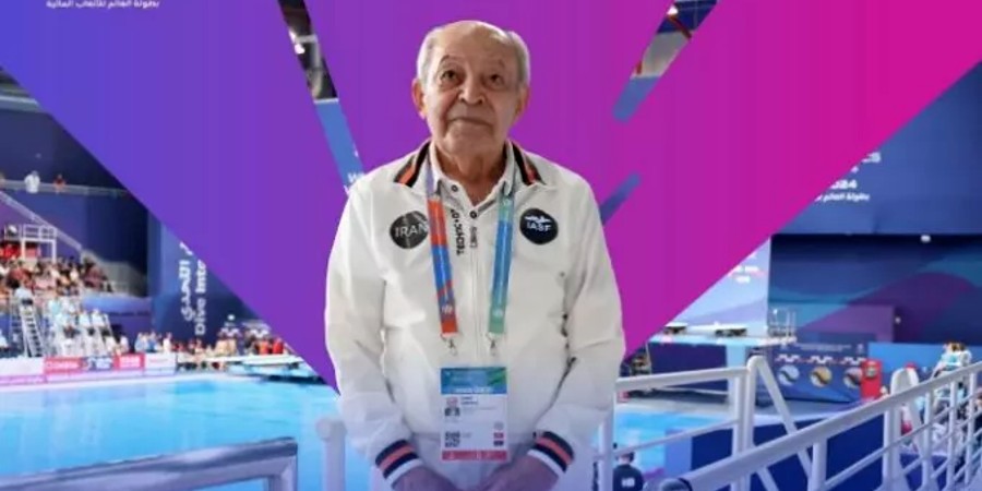 Καταδύτης... 100 ετών κάνει βουτιά στο παγκόσμιο πρωτάθλημα υγρού στίβου της Ντόχα και καταχειροκροτείται - Βίντεο