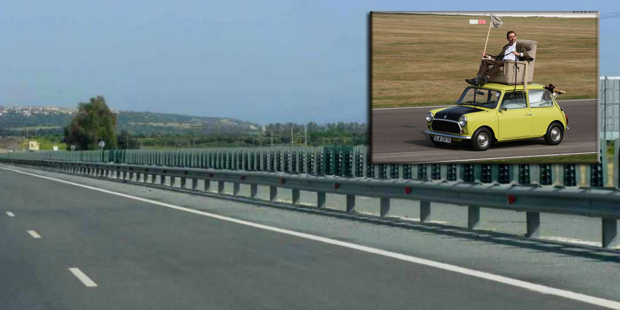 ΚΥΠΡΟΣ: Θέαμα στον αυτοκινητόδρομο – Οδηγός εμπνεύστηκε από τον Mr. Bean - ΦΩΤΟΓΡΑΦΙΑ