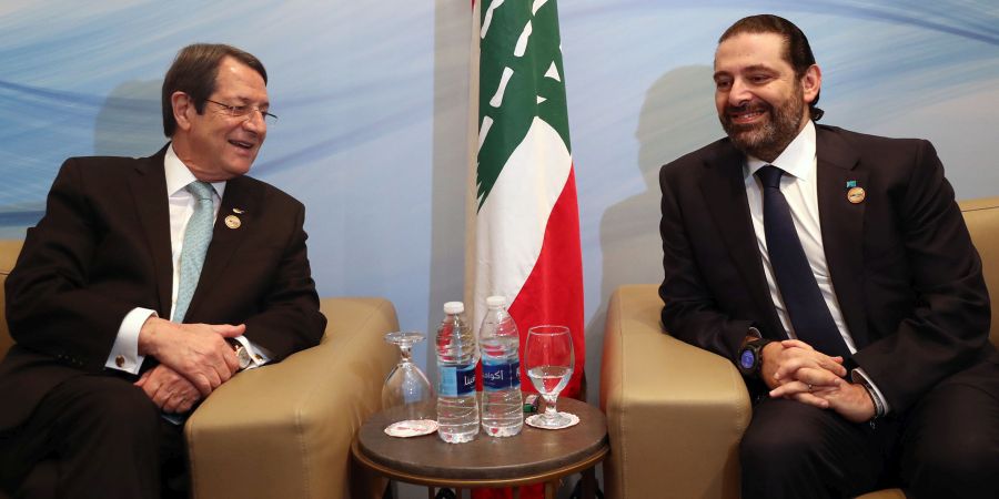Συναντήθηκε με τον Πρωθυπουργό του Λιβάνου ο Πρόεδρος Αναστασιάδης