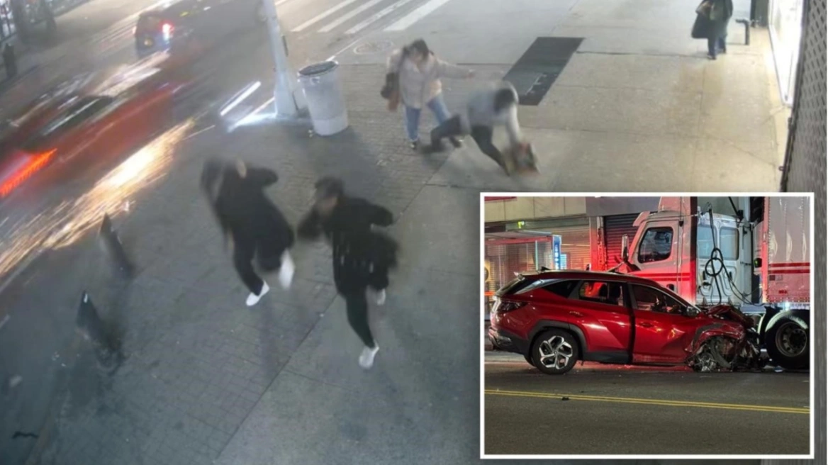 Σοκαριστικό βίντεο δείχνει οδηγό να παρασύρει ποδηλάτες στη Νέα Υόρκη - Ένας νεκρός και 4 τραυματίες