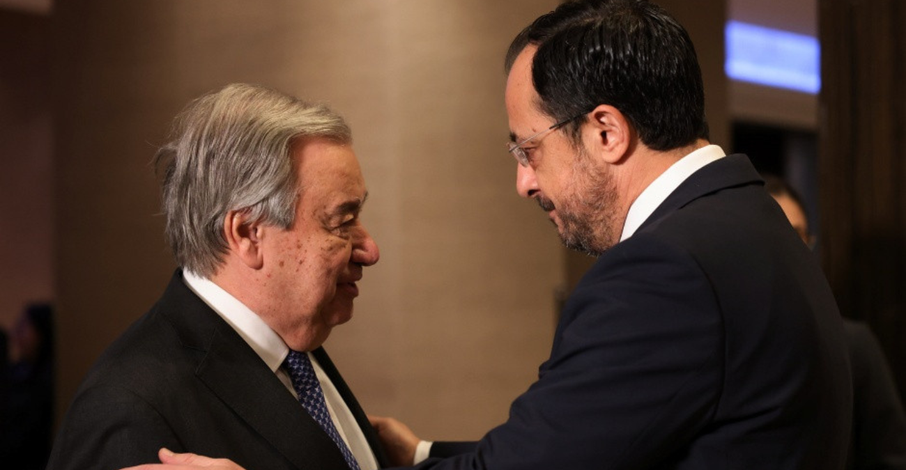 ΠτΔ: Κοινός στόχος με ΓΓ ΟΗΕ η ουσιαστική πρόοδος στο Κυπριακό πριν το τέλος του έτους