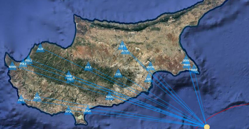 Αισθητός σε όλη την Κύπρο ο σεισμός - Η ανακοίνωση του Τμήματος Γεωλογικής Επισκόπησης