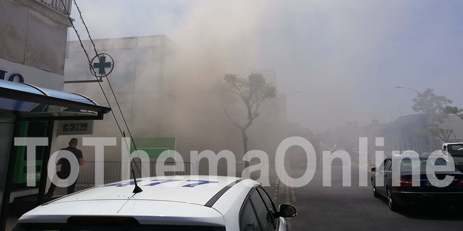 ΛΕΜΕΣΟΣ: Φωτιά σε κατάστημα στην Μακαρίου- Πυροσβεστική και Αστυνομία στη σκηνή- ΦΩΤΟΓΡΑΦΙΕΣ 