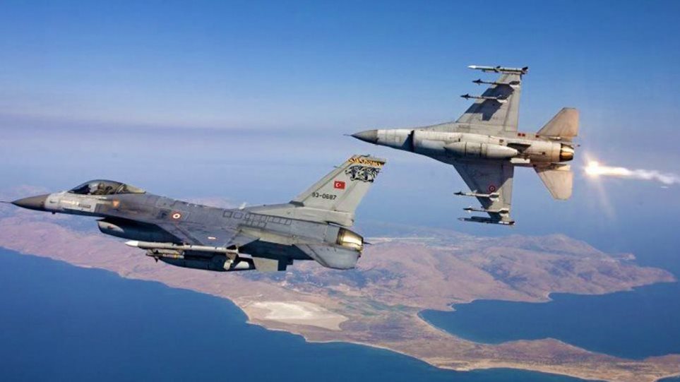 Χαμηλή πτήση τουρκικών μαχητικών πάνω από ελληνικό έδαφος 