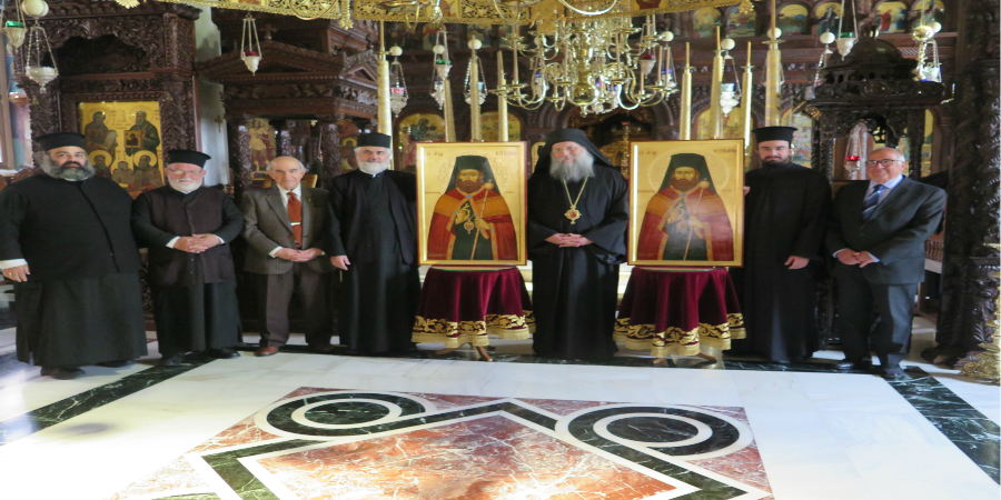 Παράδοση εικόνων αρχιεπισκόπου Κυπριανού από τη μονή Μαχαιρά στους  ναούς Χρυσελεούσης Στροβόλου και Φανερωμένης Λευκωσίας