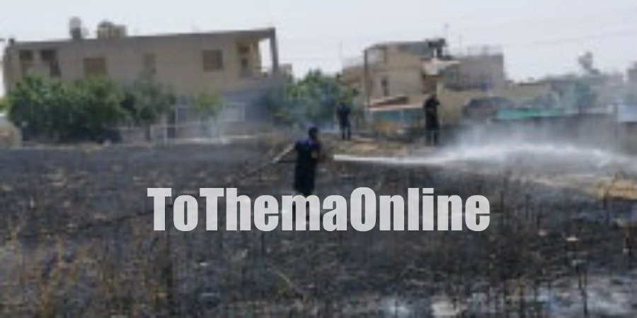 ΛΑΡΝΑΚΑ: Υπό έλεγχο φωτιά στην περιοχή της Βεργίνας - ΦΩΤΟΓΡΑΦΙΕΣ 