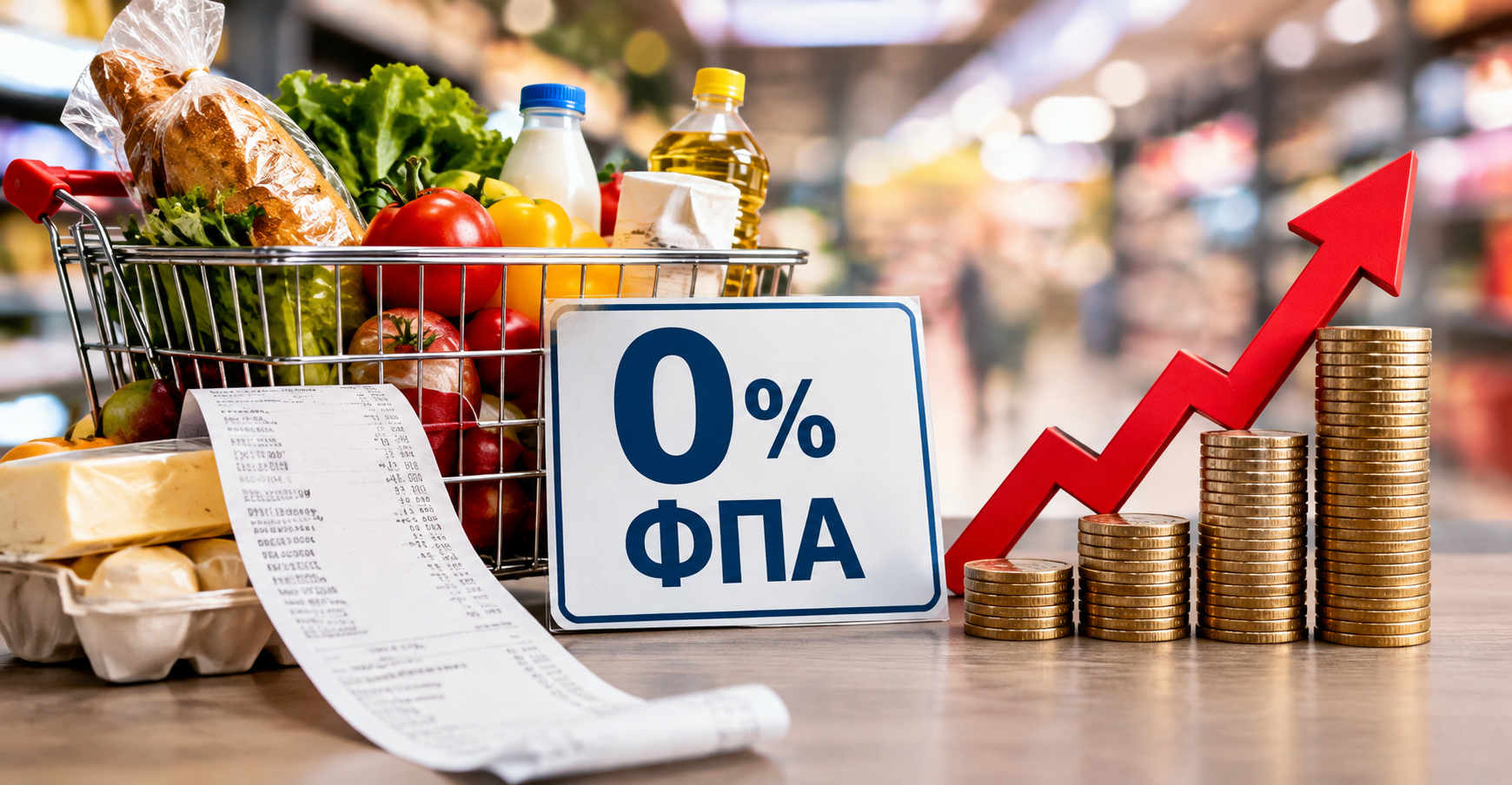 Μηδενικός ΦΠΑ: Δεν είδαν αισθητή διαφορά στην τσέπη τους οι καταναλωτές – Σε αυτά τα προϊόντα καταγράφηκαν αυξήσεις
