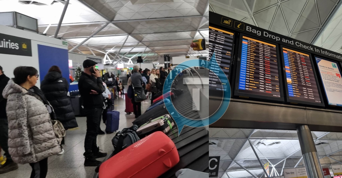 Εγκλωβισμένοι Κύπριοι στο Λονδίνο - Ακυρώνονται πτήσεις - Κοιμούνται στα πατώματα - Βίντεο