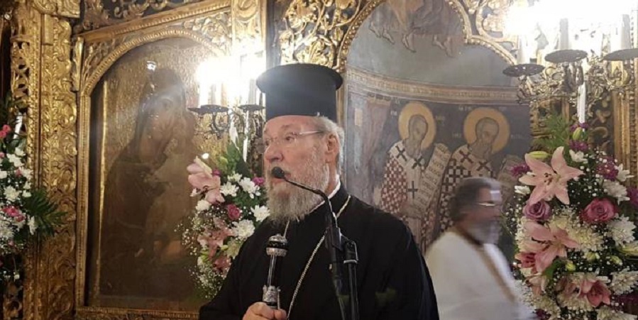 Αρχιεπίσκοπος: «Καμία ανησυχία για τα περί λύσης δυο κρατών - Η Τουρκία θέλει όλη την Κύπρο»