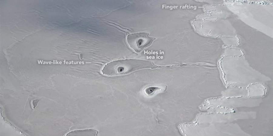 Μυστηριώδεις κύκλοι σε πάγους της Αρκτικής