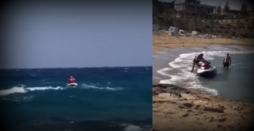 Βίντεο από τη διάσωση 70χρονου από βέβαιο πνιγμό στον Πρωταρά – Εγκλωβίστηκε στα κύματα – ΒΙΝΤΕΟ 