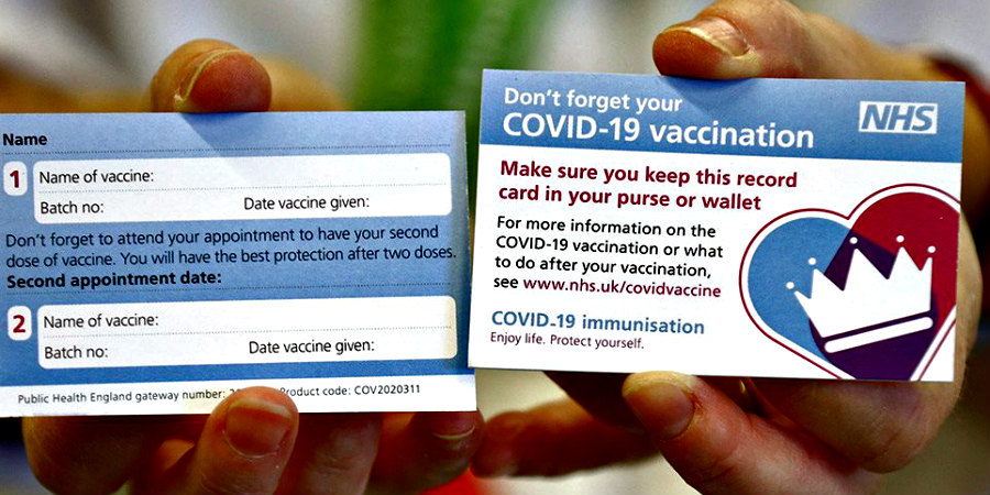 Κορωνοϊός - Βρετανία: «Ταυτότητα Covid» για όσους κάνουν το εμβόλιο