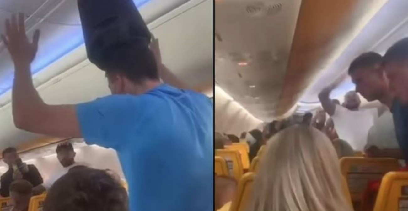Μεθυσμένοι έκαναν άνω-κάτω πτήση στην Ίμπιζα - Έβαλαν μουσική στα ηχεία και βαρούσαν την οροφή - Δείτε βίντεο