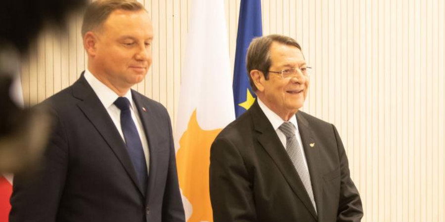 ΠτΔ: Κοινή η βούληση για ενίσχυση της συνεργασίας Κύπρου-Πολωνίας