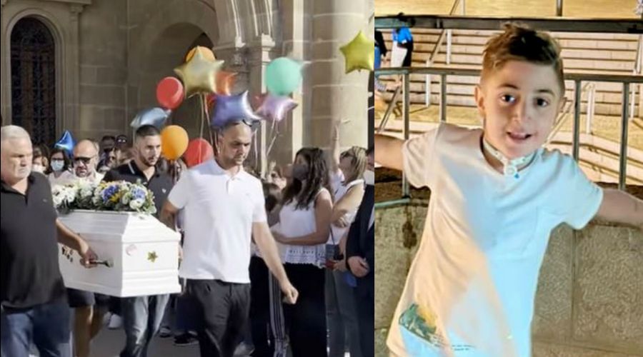 Με πολύχρωμα μπαλόνια και χειροκρότημα αποχαιρέτησαν τον μικρό Λάμπρο Καλλένο (Βίντεο)