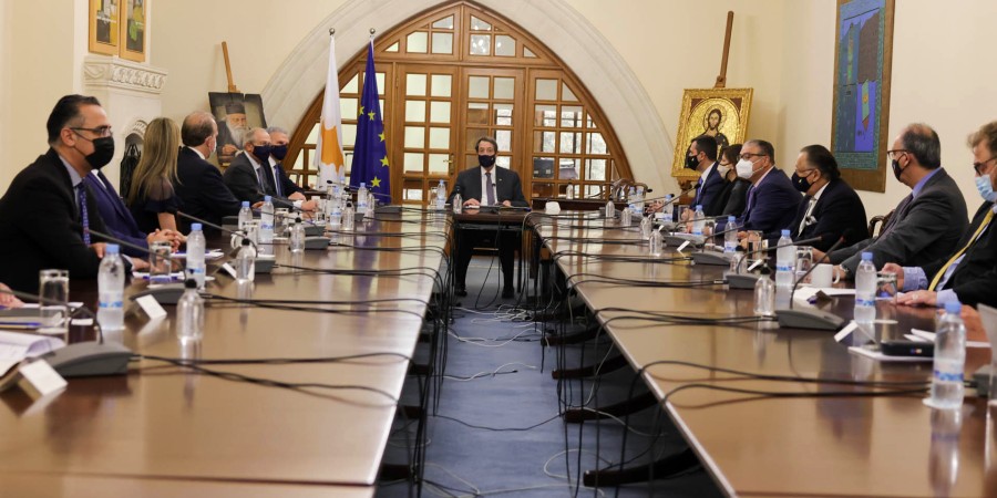 Συνάντηση Αναστασιάδη - AHEPA - Ενημέρωσε για Κυπριακό και ΜΟΕ