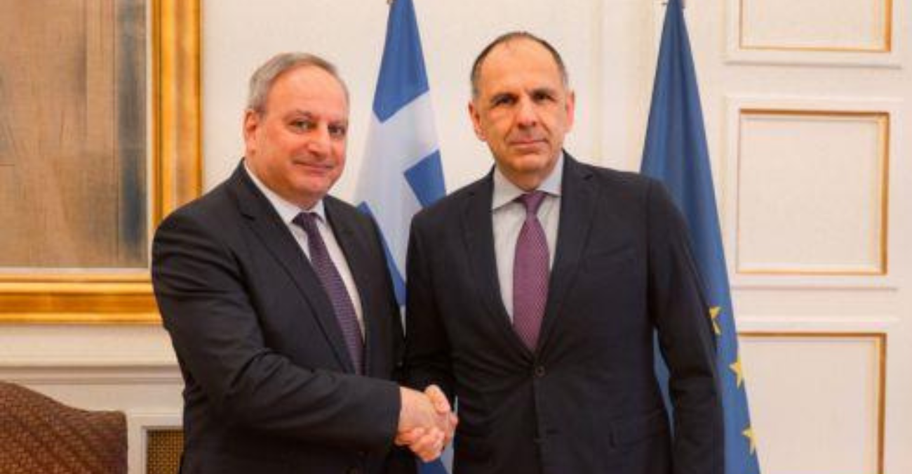 Το Κυπριακό στο επίκεντρο της συνάντησης Στεφάνου - Γεραπετρίτη