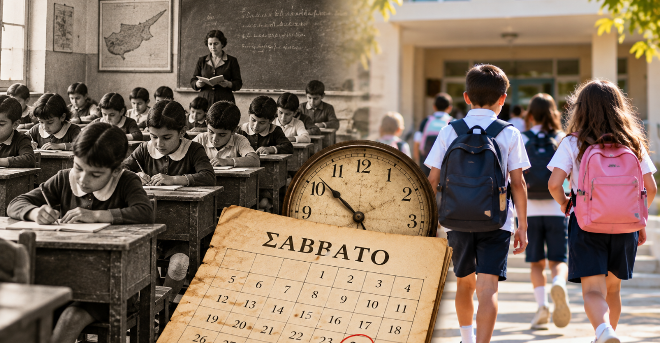 Το ήξερες; Κι όμως, στην Κύπρο τα παιδιά πήγαιναν σχολείο και το Σάββατο - Πότε άλλαξε αυτό;