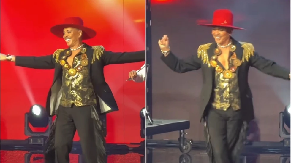 Λάκης Γαβαλάς: Σηκώθηκε αυθόρμητα και «έβαλε γυαλιά» σε όλους χορεύοντας ζεϊμπέκικο στο J2US - Δείτε βίντεο