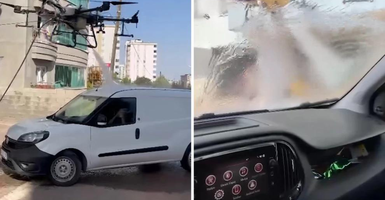 Ένα Drone… πλυντήριο αυτοκινήτων – Δείτε βίντεο