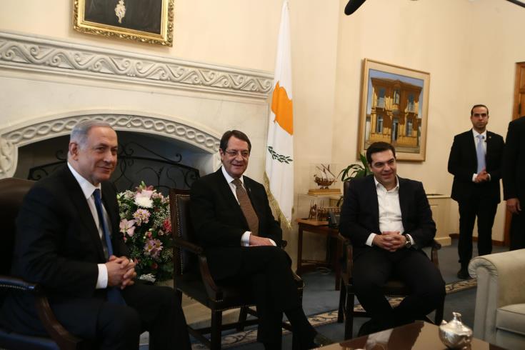 Σε δείπνο στην οικία Νετανιάχου ο Πρόεδρος Αναστασιάδης και ο Έλληνας Πρωθυπουργός 