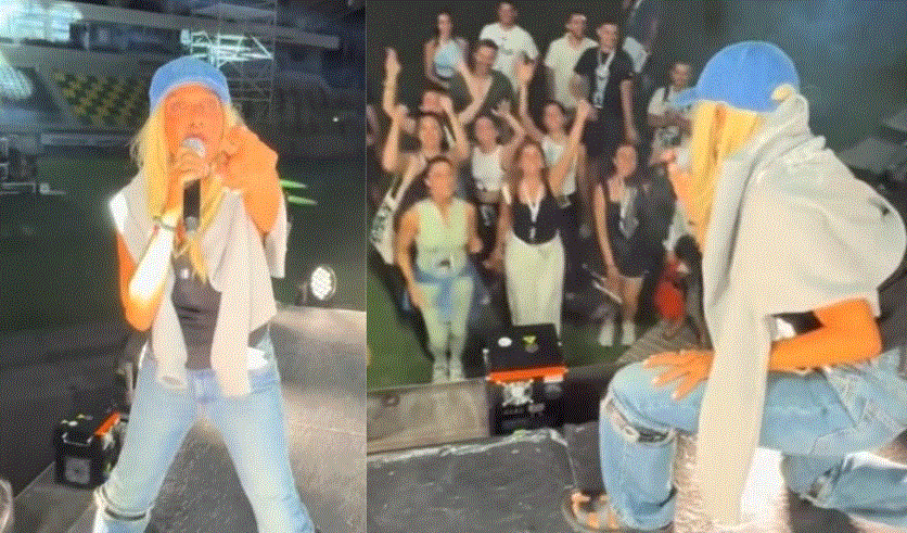 VIDEO: Δείτε πως κατέληξε η πρόβα ήχου της Άννα Βίσση στη Λάρνακα