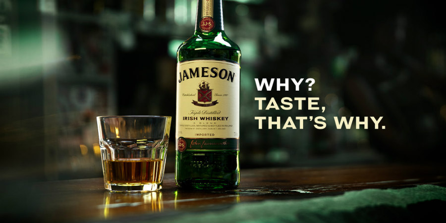 To Jameson Irish Whiskey ανάμεσα στα 10 καλύτερα Premium Spirits Brands παγκοσμίως!