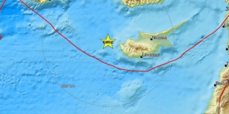 Ακολούθησε σειρά μετασεισμών - Αναστάτωση στην Κύπρο με την έκδοση προειδοποίησης για τσουνάμι απο EMSC