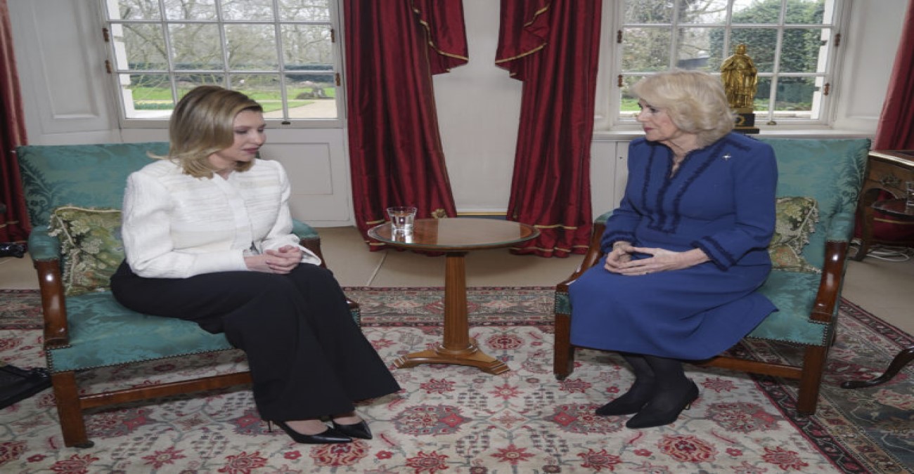 Βρετανία: Συνάντηση βασίλισσας Καμίλα με Ολένα Ζελένσκα – «Το Ηνωμένο Βασίλειο στέκεται στο πλευρό της Ουκρανίας»