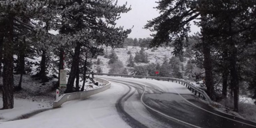 Κλειστοί δρόμοι προς Τρόοδος για όλα τα οχήματα λόγω παγετού - Το οδικό δίκτυο που επηρεάζεται